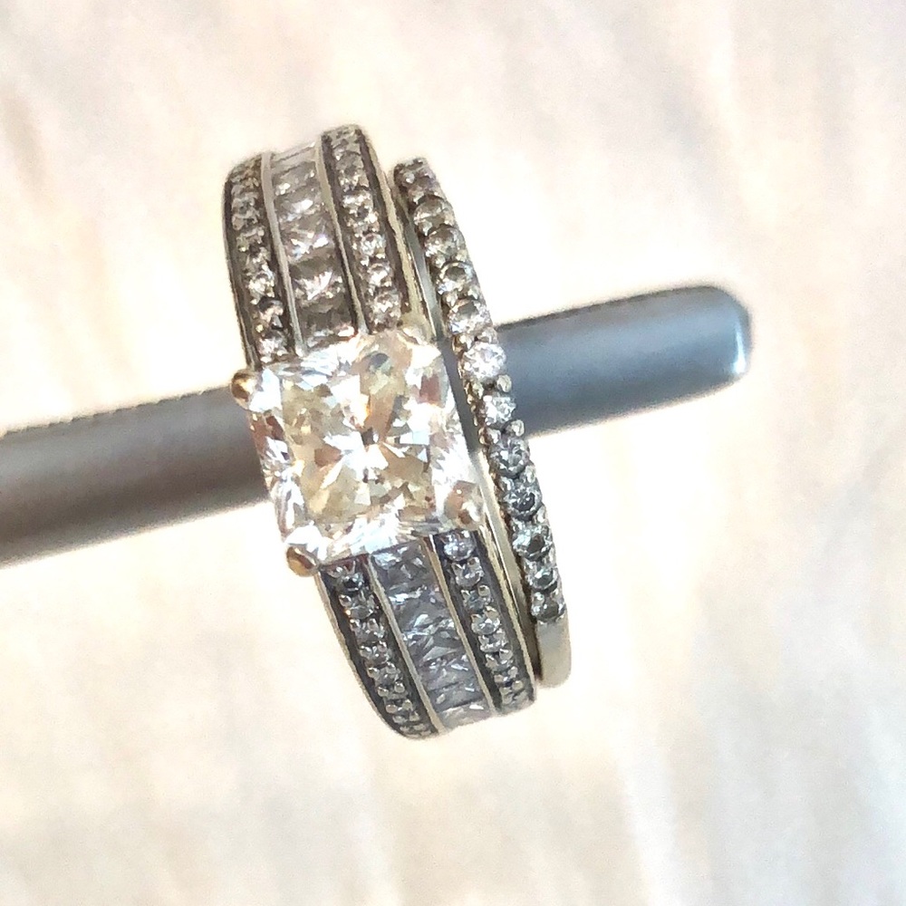 GIA Certified Diamond Ring Set With Appraisal